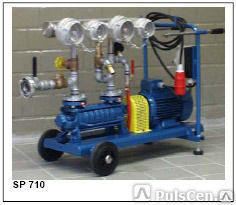 Установка SP-710 для гидравлических испытаний пожарных рукавов