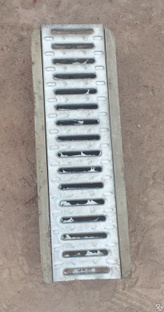 Водосток тротуарный бетонный 500х140х165 вибропрессованный (серый)