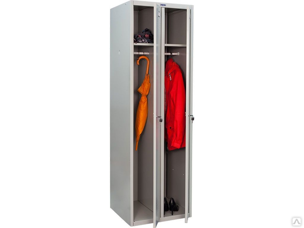 Шкаф металлический для одежды практик ls 22