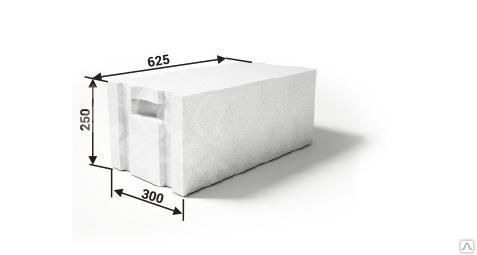 ИНСИ-блок (Газобетон) стеновой 625х300х250