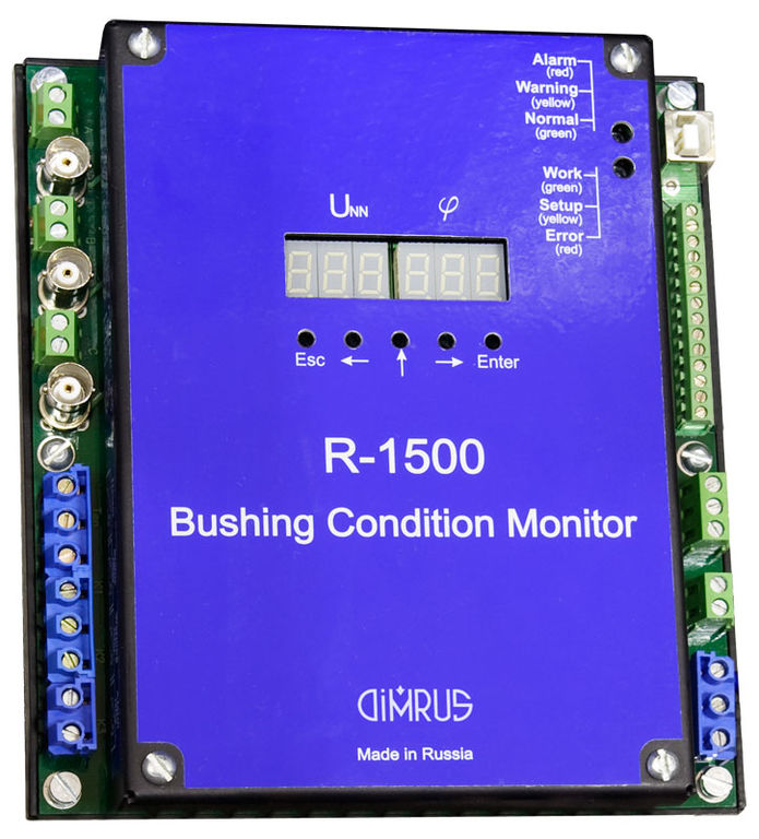 R1500 – система мониторинга изоляции высоковольтных вводов Димрус