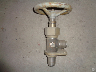 Клапан угловой с кронштейном для крепления 521-03.145-1 нж, ду 20 ру 200 #1