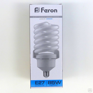 Лампа энергосберегающая 85Вт дневной Feron 
