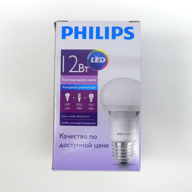 Лампа светодиодная LED 12(95)вт Е27 3000К 230в ESSENTIAL теплая Philips