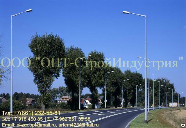 Опора освещения трубчатая ОТ-1-6(Ф), цена в Краснодаре от компании  Опт-СтройИндустрия