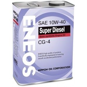 ENEOS Super Diesel SAE10w40 CG-4 (4л) п/с Масло моторное