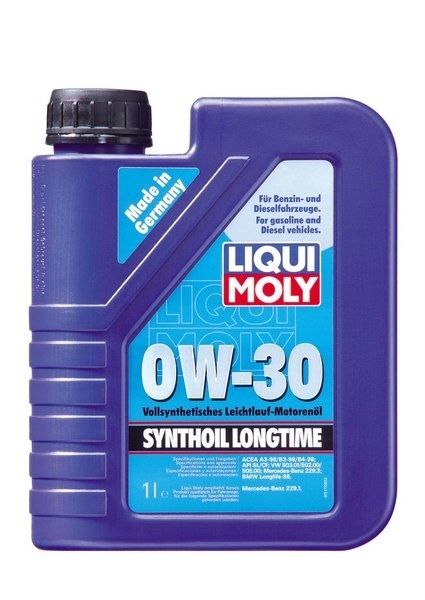 Масло моторное синтетическое LIQUI MOLY Synthoil Longtime 0w30 SM A3/B4 1 л 8976