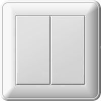 Выключатель "Вессен59" ВС616-256-18 с/у, 2кл. переключатель, белый