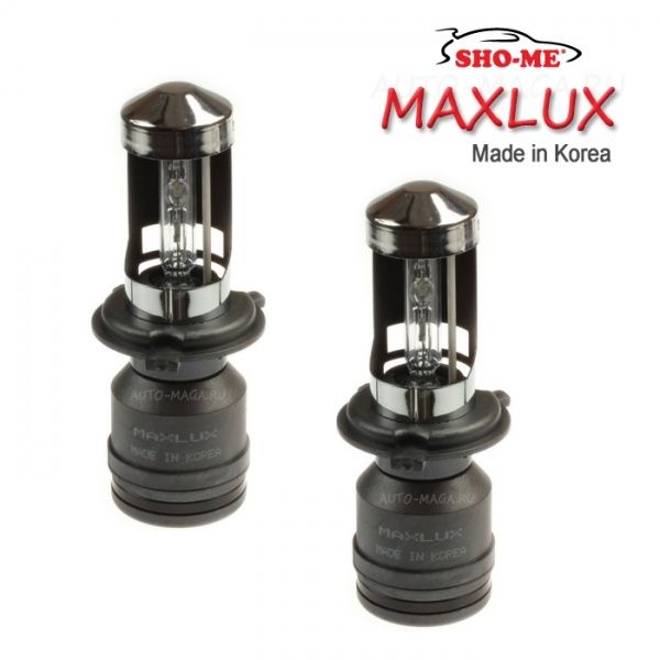 Лампа Maxlux H4 H/L (6000K) (2шт)