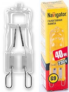 Лампа Navigator галогенная JCD9 40W/230V/G9 94215