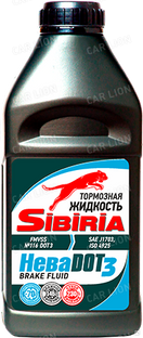 Тормозная жидкость SIBIRIA НЕВА Дот-3 г.Дзержинск t-230C 455гр уп/25шт 