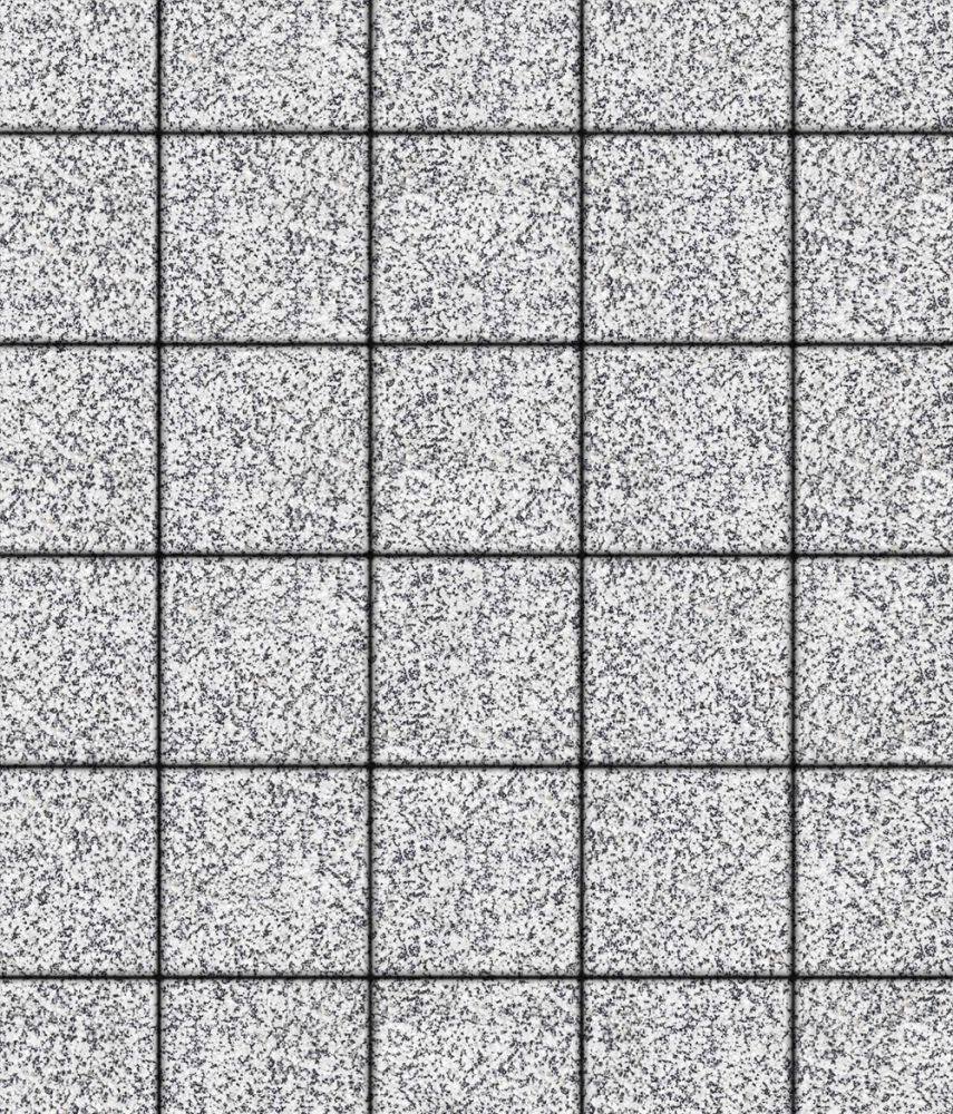 Плитка тротуарная Квадрат Б.2.К.6 200х200 стоунмикс Белый с черным