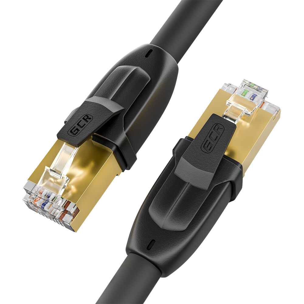 Патч-корд Deluxe FTP cat.6 10 Гбит/с RJ45 LAN ethernet high speed кабель для интернета медный контакты и коннектор 24K G
