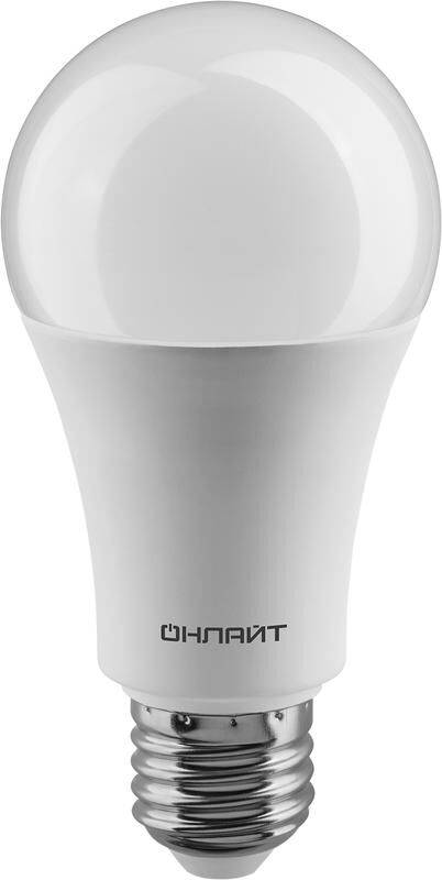Лампа светодиодная 61 159 OLL-A60-20-230-6.5K-E27 грушевидная 20 Вт ОНЛАЙТ 61159