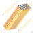 Труба водосточная прямоугольная 76*102*2000 RAL 1018 цинково-желтая #2