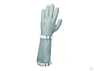 Niroflex 2000 кольчужная перчатка на руку с отворотом 19 см 
