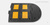 Лежачий полицейский резиновый ИДН 500-2 (концевой элемент) черный #2