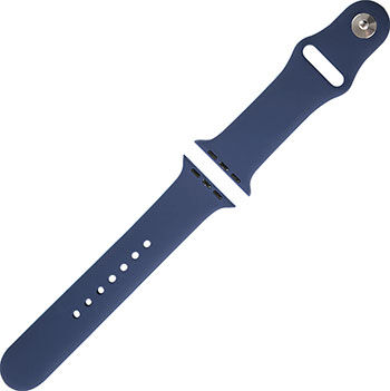 Ремешок силиконовый Red Line для Apple Watch – 38/40 mm (S3/S4/S5/SE/S6) синий