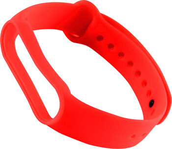 Ремешок силиконовый Red Line для фитнес-браслета Xiaomi Mi Band 5/6/ Amazfit Band 5 красный
