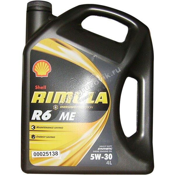 Моторное масло Shell Rimula R6 ME 5w30 (209L)