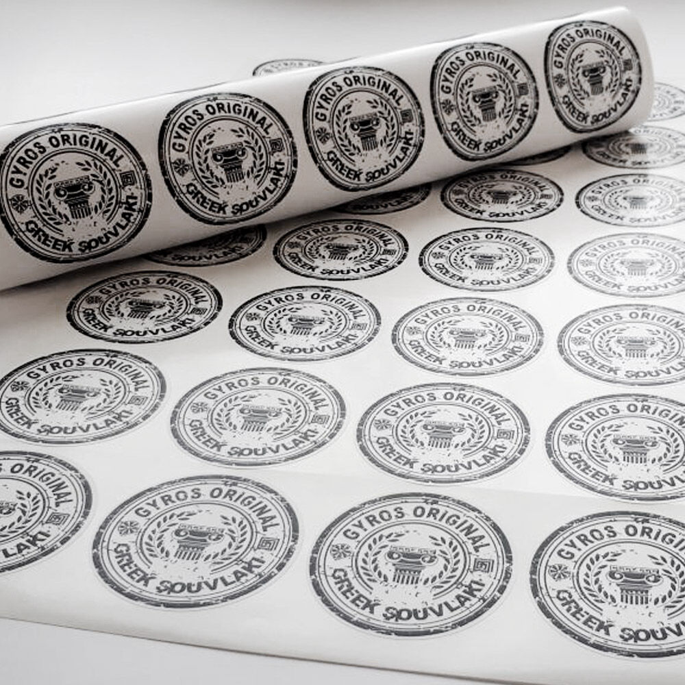 Печать стикеров оперативно в Краснодаре на заказ