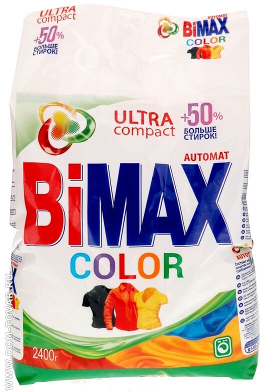 Порошок стиральный BiMax автомат 3000гр COLOR /4