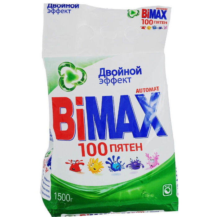 Стиральный порошок BiMax автомат 1500гр 100 Пятен /6