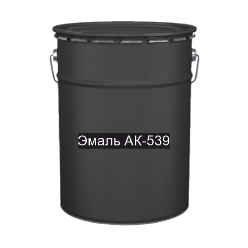 Эмаль для дорожной разметки чёрная АК-539 50 кг