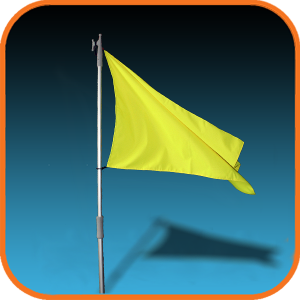 Флаг желтый "Купание - разрешено"