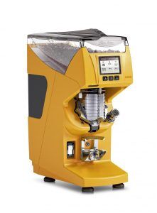 Кофемолка-дозатор Victoria Arduino Mythos 2 Gravimetric, 220V, Yellow RAL 1016 (жёлтая, матовая)