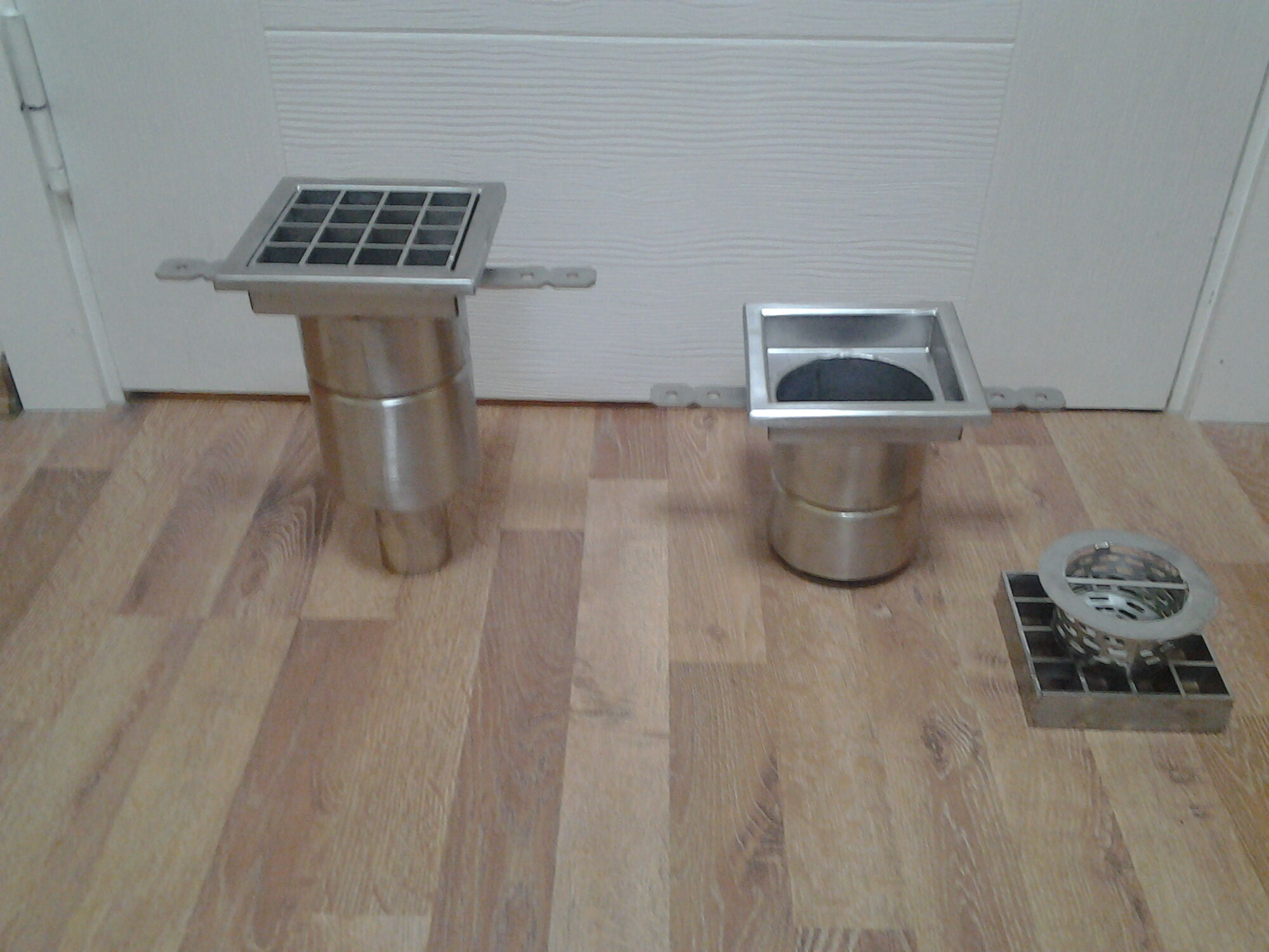 Трап из нержавеющей стали канализационный вертикальный, с гидрозатвором ...