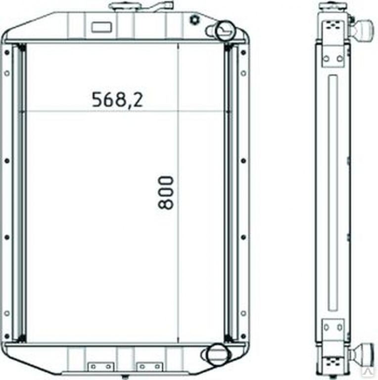 Радиатор урал 375