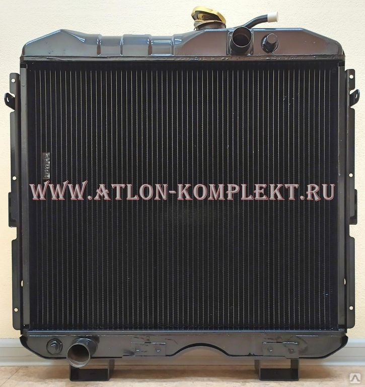 Радиатор ПАЗ-3204, ПАЗ-4234 с ЯМЗ и Cummins медный 3205-1301010-20 3-х рядный