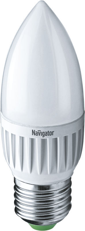 NAVIGATOR Лампа светодиодная 94 483 NLL-P-C37-5-230-4K-E27-FR 5Вт свеча 4000К нейтр. бел. E27 370лм 220-240В NAVIGATOR 9