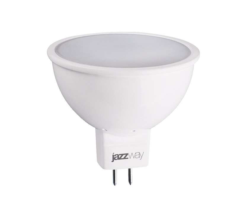 JazzWay Лампа светодиодная PLED-ECO 5Вт JCDR MR16 3000К тепл. бел. GU5.3 400лм 220-240В JazzWay 1037077A