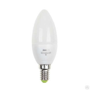 JazzWay Лампа светодиодная PLED-Eco-C37 5Вт свеча 4000К нейтр. бел. E27 400лм 230В JazzWay 2855329A 