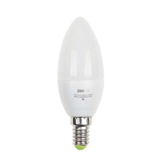 JazzWay Лампа светодиодная PLED-Eco-C37 5Вт свеча 4000К нейтр. бел. E27 400лм 230В JazzWay 2855329A
