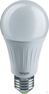 NAVIGATOR Лампа светодиодная 61 200 NLL-A70/А60-15-230-2.7K-E27 15Вт грушевидная матовая 2700К тепл. бел. E27 1125лм 220 