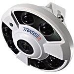 Камера видеонаблюдения IP панорамного обзора Trassir Fish-eye TR-D9151IR2 1.4