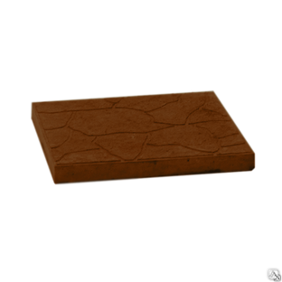 Тротуарная плитка "Тучка 300х300х30" (коричневая) 