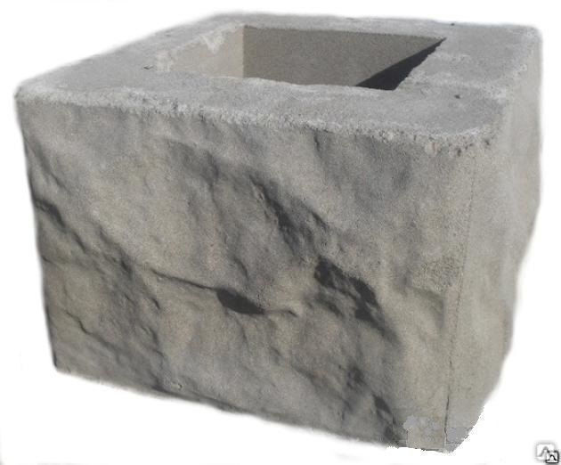 Камень для железобетонного столба 300х300х200