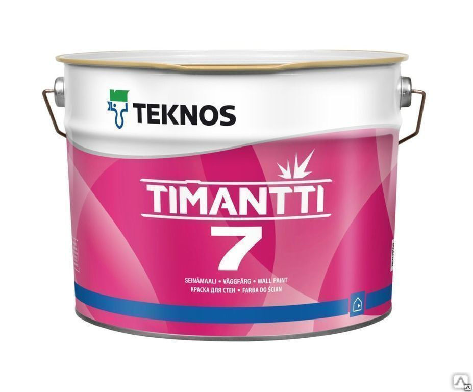 Акрилатная краска Timantti 7 база матовая 0.9 л
