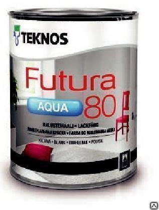 Краска акрилатная водная Futura aqua 80 база 0.45 л