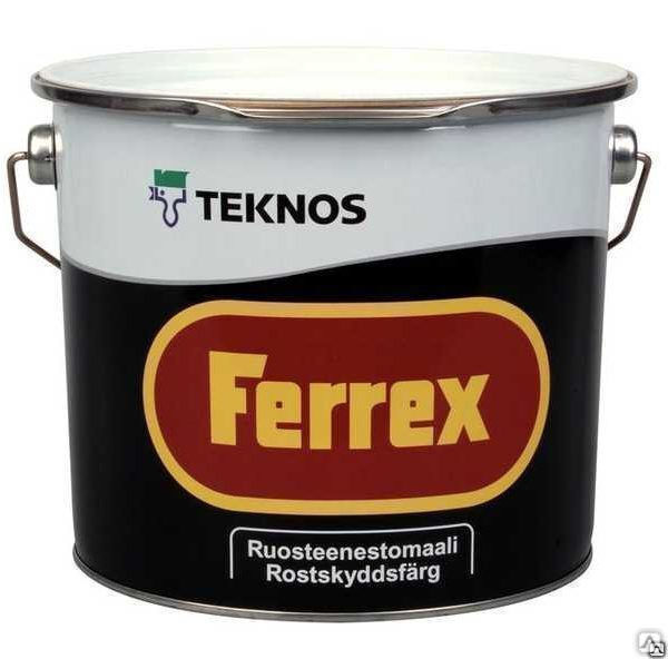 Антикоррозийная краска Ferrex черная 0.33 л