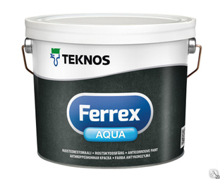 Ferrex aqua белая антикоррозийная краска 0.5 л