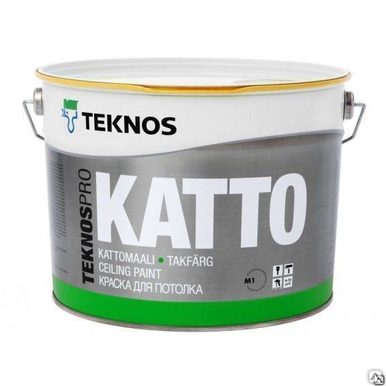 Краска для потолков Teknospro katto 9 л
