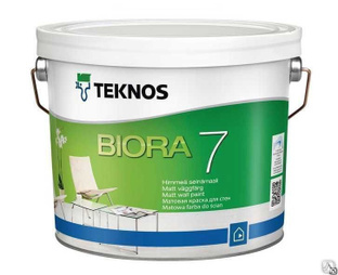 Biora 7 база 1 краска для стен и потолков 9 л 