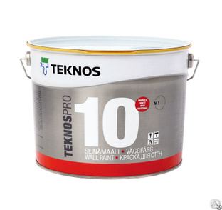 Teknospro 10 база 3 краска для интерьеров 9 л 