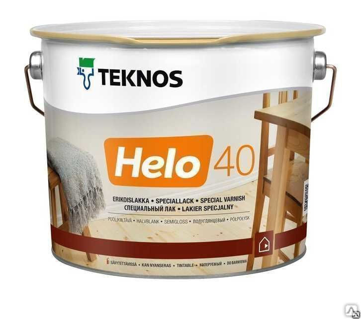 Лак Helo 40 глянцевый уретано-алкидный 0.45 л