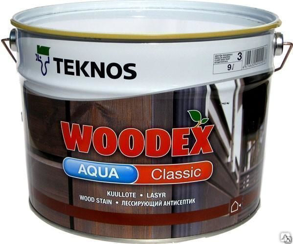 Кроющий антисептик Woodex aqua solid 2.7 л